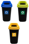 ZESTAW 3 KOSZY DO SEGREGACJI SORT BIN 90 L 