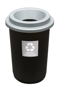 HYGIO POJEMNIK DO SEGREGACJI ŚMIECI ECO BIN 50L SZARY