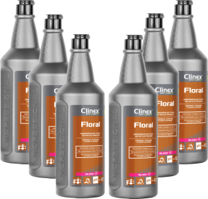 CLINEX FLORAL BLUSH Uniwersalny płyn do mycia podłóg 1l x 6 szt