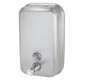 Dozownik (dystrybutor) do mydła 500 ml metalowy mat