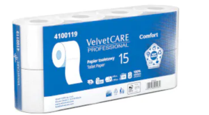 Papier toaletowy VELVET CARE COMFORT 2 warstwowy 8 rolek