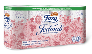 FOXY Jedwab Papier Toaletowy 8 rolek
