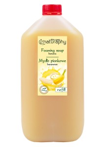 Mydło W Płynie Bananowe Z Ekstraktem Z Aloesu, 5l