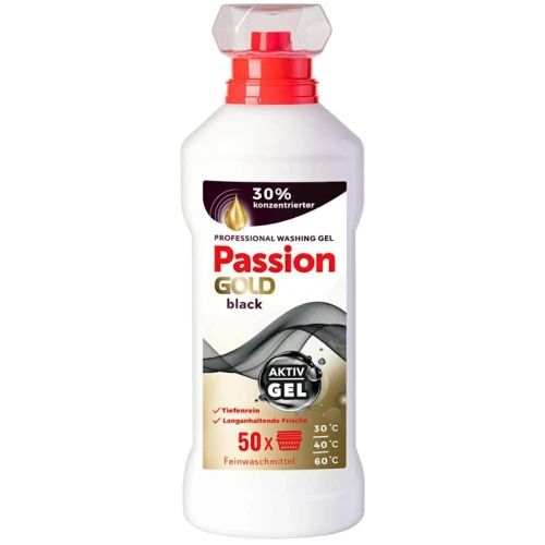 Żel do prania czarnych tkanin - Passion Gold Black 2l