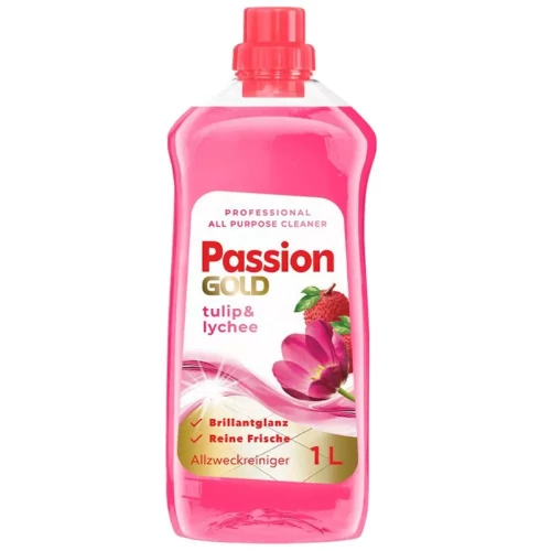 Płyn do podłóg o zapachu tulipanów i liczi 1l Passion Gold
