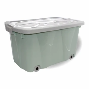 Pojemnik do Przechowywania 40L Pudło na Zabawki Zielone 58x37x31cm