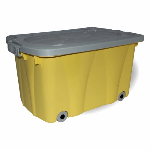 Pudło na Zabawki 60L Żółte