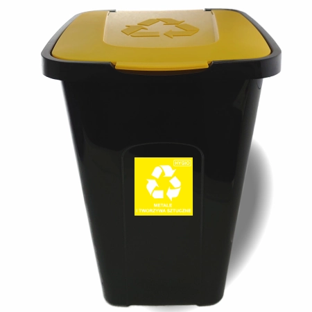 Kosz na Plastik Żółty Sorta Bin 30l