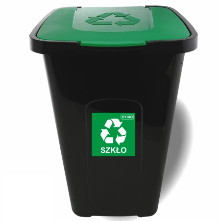 Kosz na Szkło Zielony Sorta Bin 50l