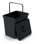 Kosz na Śmieci z Pokrywą 23l | do Szuflady i Sortownika | Systema Basica
