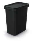 Kosz na Śmieci z Klapą 12l | Keden Systema Czarny