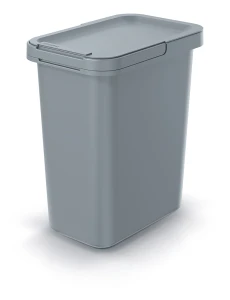 Kosz na Śmieci z Klapą 12l | Keden Systema Szary