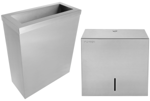 Hygio Prestige | Zestaw 2w1 | Kosz 25l, Pojemnik na Ręczniki ZZ Maxi