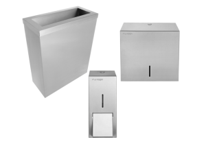 Hygio Prestige | Zestaw 3w1 | Kosz 25l, Pojemnik na Ręczniki ZZ Maxi, Dozownik 800ml