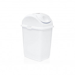 Kosz Plastikowy 20l | Uchylny | Biały
