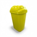 1000021244.jpg, kosz na śmieci, kosz na odpady, kosz zielony, kosz 27l, kosz outlet, kosz powystawowy, kosz z uchylną pokrywą