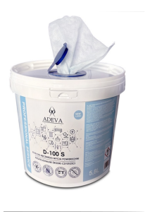Chusteczki do czyszczenia powierzchni ponadpodłogowych Adeva WET WIPES D-100S