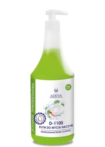 Adeva D-1100 KONCENTRAT do ręcznego mycia naczyń mięta 1L