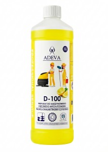 Preparat Do Maszynowego i Ręcznego Mycia Posadzki Podłogi  Adeva  D-100 Lemon  1L