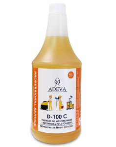 Silny Preparat Myjąco Odtłuszczający do Posadzek Beton Marmur Płytki Adeva D-100 C 1L