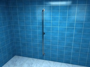 Poręcz prosta pionowa 1600mm mat/połysk