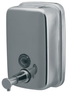 Dozownik (dystrybutor) do mydła 500 ml metalowy chrom 